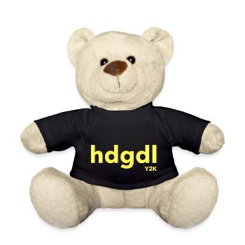 dhgdl hab dich ganz doll lieb Y2K gelb - Teddy - Schwarz - Vorne