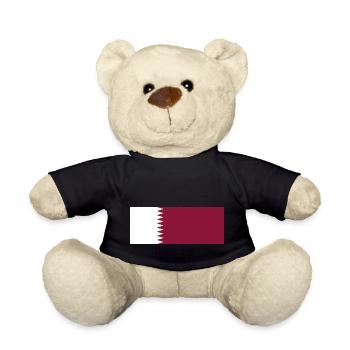 Qatar - Teddy Bear - black - Front