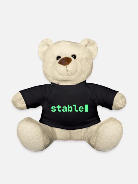 stable | Developer mood - Teddy - Schwarz