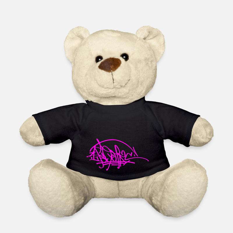PRC ikon rose tag - Nounours - noir