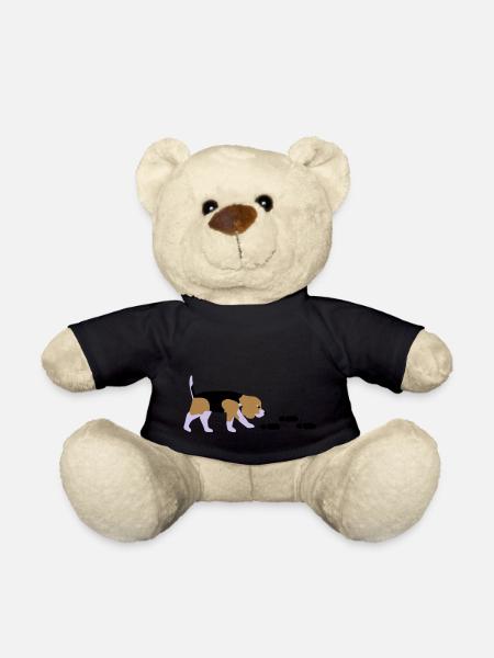 Beagle Mantrailer - Teddy Bear - black