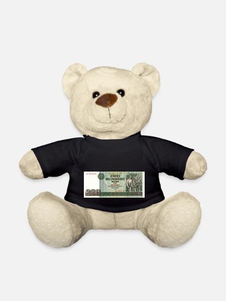 200 mark of the gdr - Teddy Bear - black