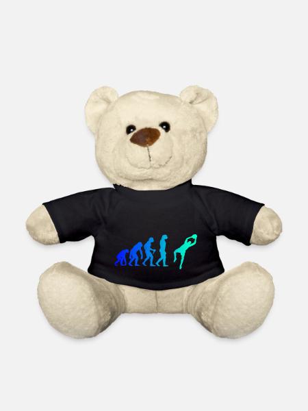 Evolution Torhüter Fußball Torwart Fußballer Fußba - Teddy - Schwarz