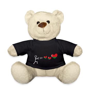 belarus belarus belarusian flag flag minsk - Teddy Bear - black - Front