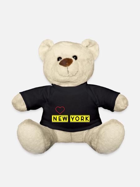 New York - Nounours - noir