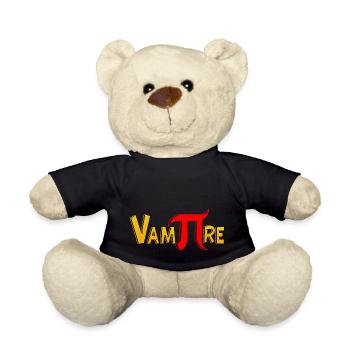 vamPIre Pi Kreiszahl Mathematik Mathe mathematisch - Teddy - Schwarz - Vorne