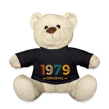 1979 Original - Teddy Bear - black - Front