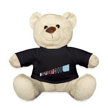 crazy sexy cool design - Teddy Bear - black - Front