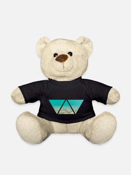 Unterwasser Dreieck Tauchen Schnorcheln Urlaub - Teddy - Schwarz