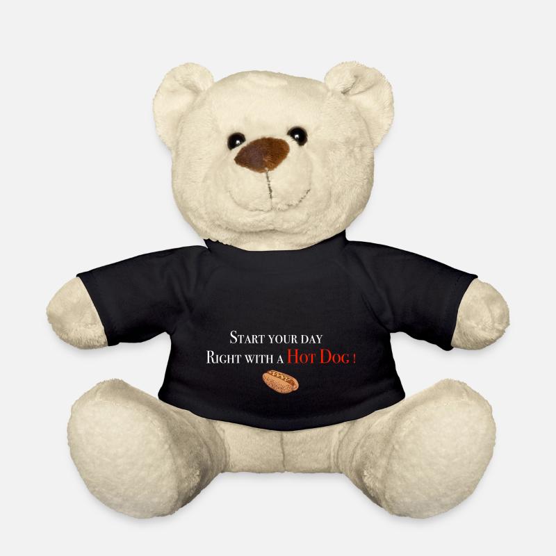Start with Hot Dog - Teddy - Schwarz