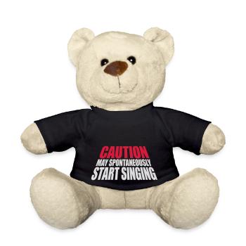 may spontaneously start singing - Teddy - Schwarz - Vorne