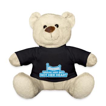 break her bed Zitat - Teddy - Schwarz - Vorne
