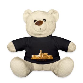 Königstein Castle Ruin Taunus Hesse - Teddy Bear - black - Front