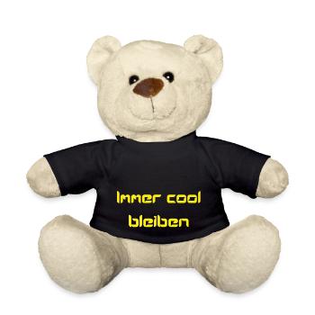 immer cool bleiben - Teddy - Schwarz - Vorne