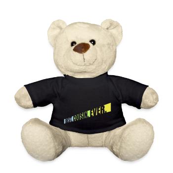 best cousin ever quote - Teddy Bear - black - Front
