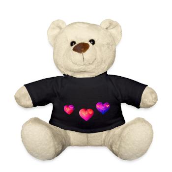 Valentine's Day Love Engagement Mother's Day Wedding - Teddy Bear - black - Front