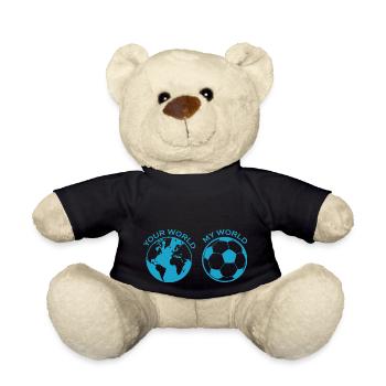Fußball Soccer - Teddy Bear - black - Front