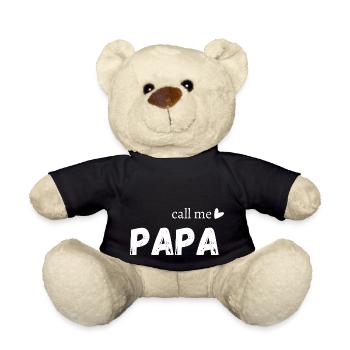 Nenn mich Papa - Teddy - Schwarz - Vorne