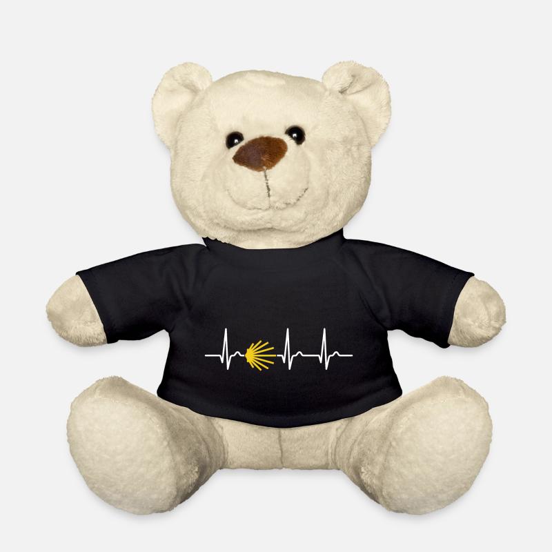 Camino - Jakobsweg - Pilgertour - Herzkurve - Teddy - Schwarz
