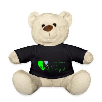 Herz fuer Gestoerte - feel the music - Teddy - Schwarz - Vorne