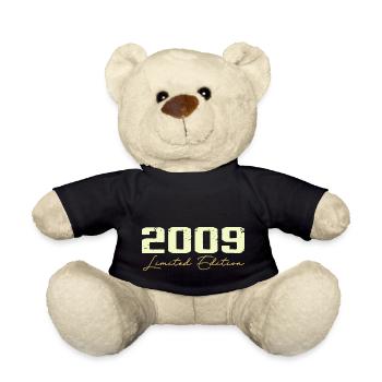 2009 Limited Edition - 2009 Birthday Gift - Teddy Bear - black - Front