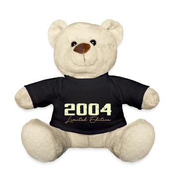 2004 Limited Edition - 2004 Birthday Gift - Teddy Bear - black - Front
