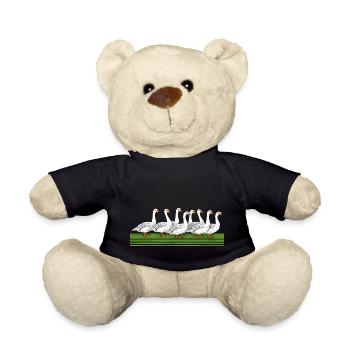 Geese - Teddy Bear - black - Front