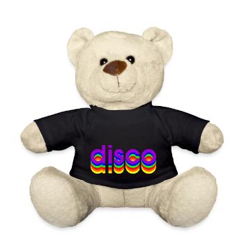 Disco des années 80 - Nounours - noir - Devant