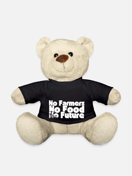 Keine Bauern, keine Nahrung, keine Zukunft - Teddy - Schwarz