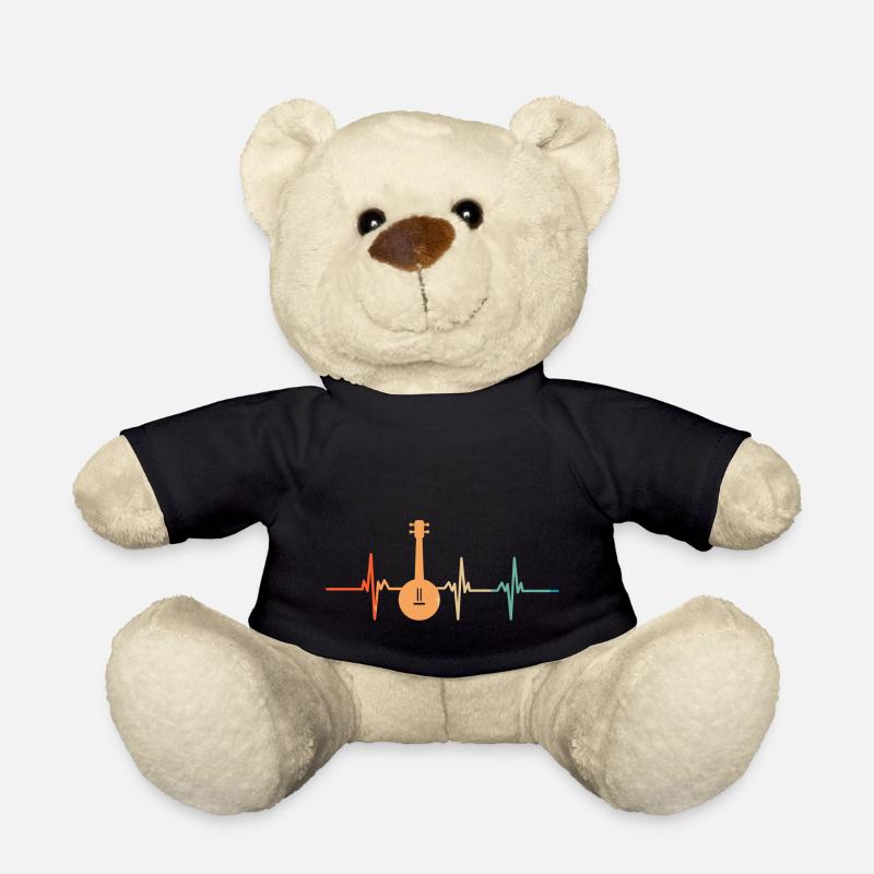 Banjo-Herzschlag - Teddy - Schwarz