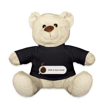 Slide to hour break - Nounours - noir - Devant