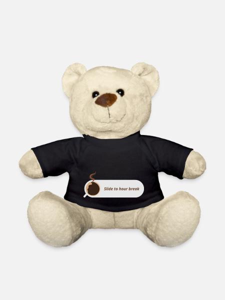 Rutsche zur einstündigen Pause - Teddy - Schwarz