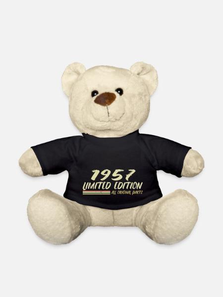 1957 Geburtstagsgeschenkidee 1957 - Teddy - Schwarz
