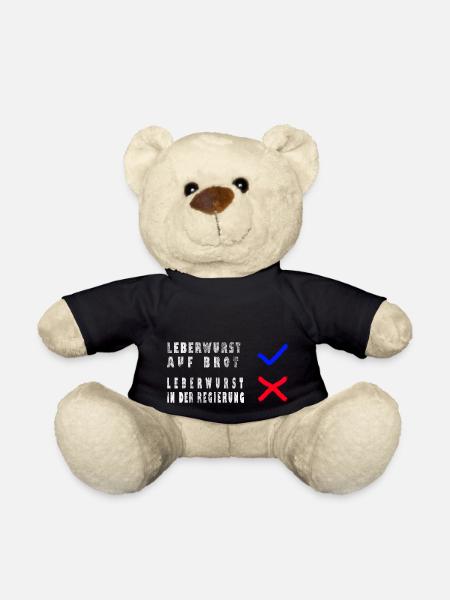 Ampel Leberwurst Protest - Teddy - Schwarz
