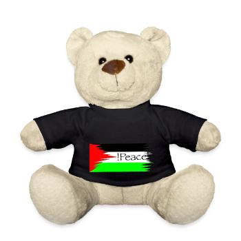 Palestine Peace - Teddy - Schwarz - Vorne