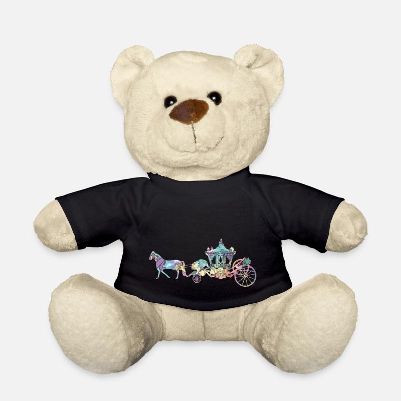 Silhouette der Kutsche - Teddy - Schwarz
