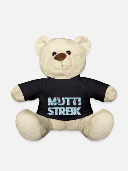 Mother's strike vs pubescent children - Teddy Bear - black