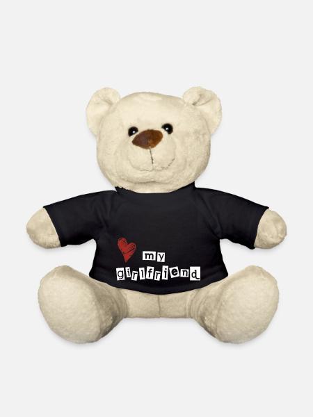 Love my girlfriend - Teddy - Schwarz