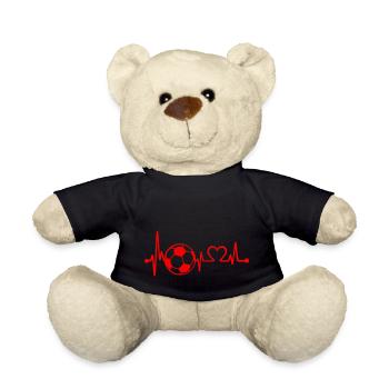 fußball love beat - Teddy - Schwarz - Vorne
