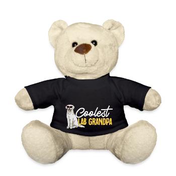 Labrador Retriever blanc Labrador Labrador blanc - Nounours - noir - Devant