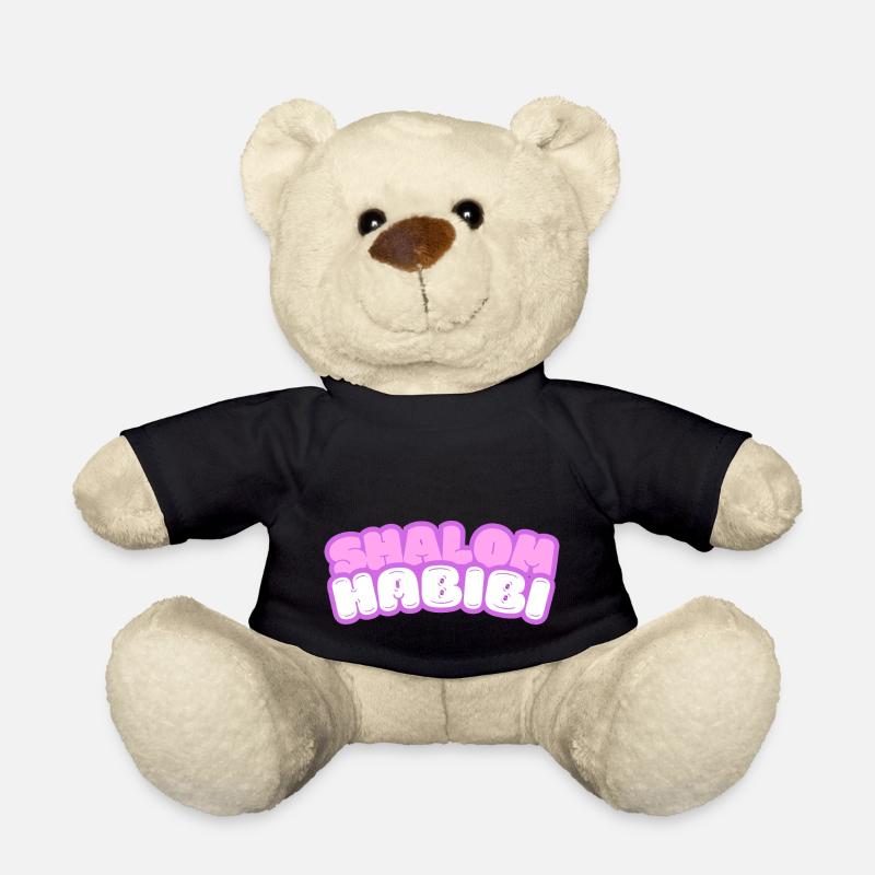 Shalom Habibi Jüdisch Moslem - Teddy - Schwarz
