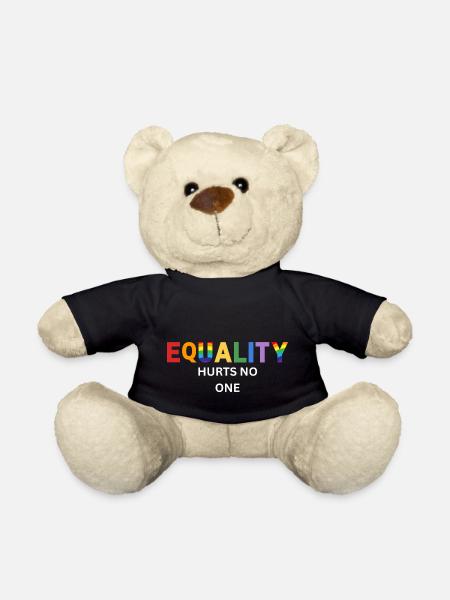 Gleichberechtigung schadet niemandem LGBT-Gleichberechtigung Gay Pride - Teddy - Schwarz