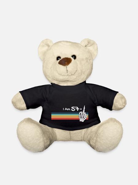 Skull Vintage - Ich bin nicht 58, ich bin 57 plus Mitte - Teddy - Schwarz