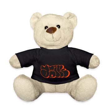 Asik Graffiti Throwup Simple Style Alphabet - Teddy Bear - black - Front
