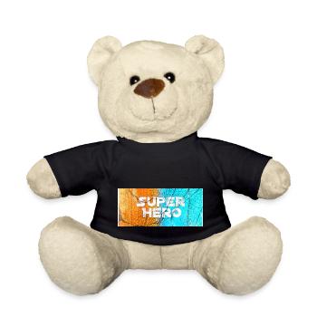 Super Hero - Teddy Bear - black - Front