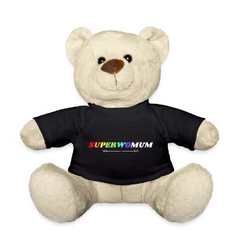 Superwoman Super Woman - Nounours - noir - Devant
