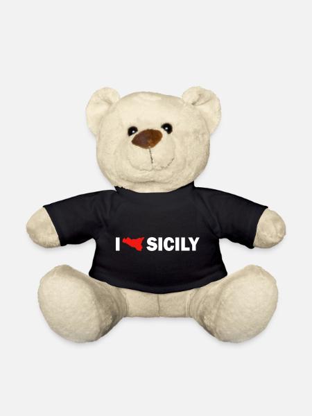I love Sicily - Teddy - Schwarz