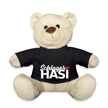 Schlager Hasi Schlagermusik - Teddy - Schwarz - Vorne
