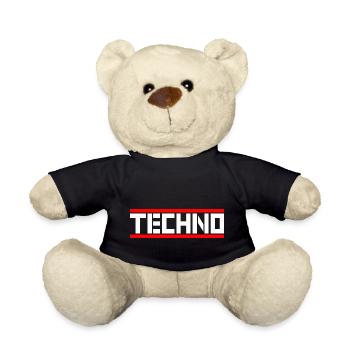 Techno - Teddy - Schwarz - Vorne