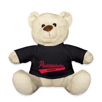 Plattdüütsche Deerns (Plattdeutsche Mädels) - Teddy - Schwarz - Vorne